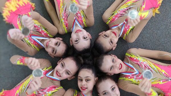 Югоосетинские гимнастки заняли второе место на турнире в Краснодаре - Sputnik Южная Осетия