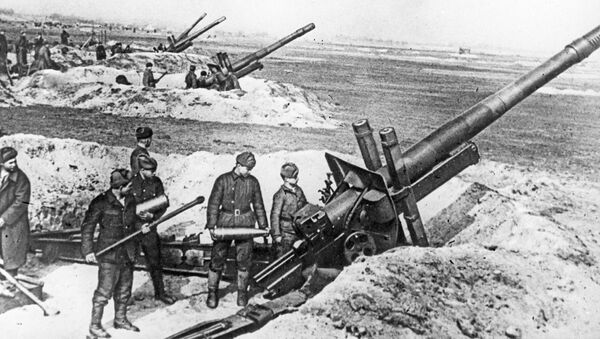 Бой за Данциг. Тяжелая артиллерия 2-го Белорусского фронта. - Sputnik Южная Осетия
