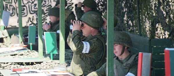 Ротные тактические учения с участием военнослужащих российской военной базы 58-й общевойсковой армии. - Sputnik Южная Осетия