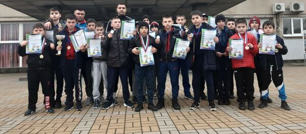 Боксеры Южной Осетии на соревнованиях в Минводах Боксеры Южной Осетии на соревнованиях в Минводах - Sputnik Южная Осетия