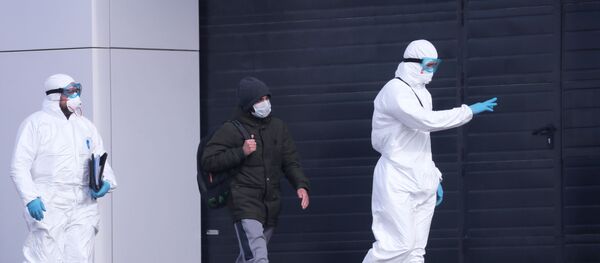 Больница в Коммунарке для пациентов с подозрением на коронавирус  Больница в Коммунарке для пациентов с подозрением на коронавирус  - Sputnik Южная Осетия