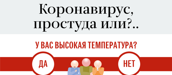 Коронавирус, простуда или?.. Коронавирус, простуда или?.. - Sputnik Южная Осетия