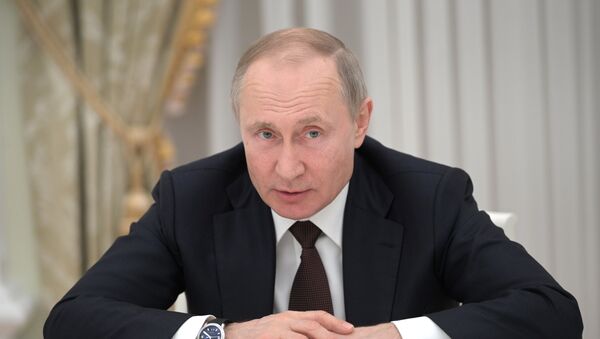 Президент РФ В. Путин провел встречу с руководителями фракций Госдумы РФ - Sputnik Южная Осетия
