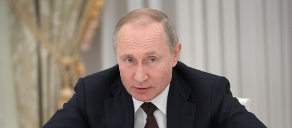 Президент РФ В. Путин провел встречу с руководителями фракций Госдумы РФ - Sputnik Южная Осетия