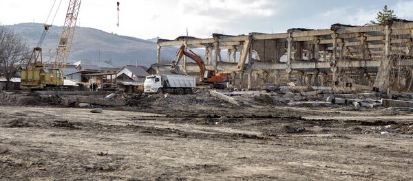 Строительство многоквартирных домов в районе Текстиль - Sputnik Южная Осетия