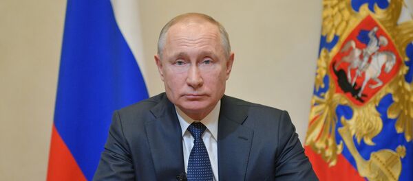 Президент РФ В. Путин выступил с обращением в связи с коронавирусом  - Sputnik Южная Осетия