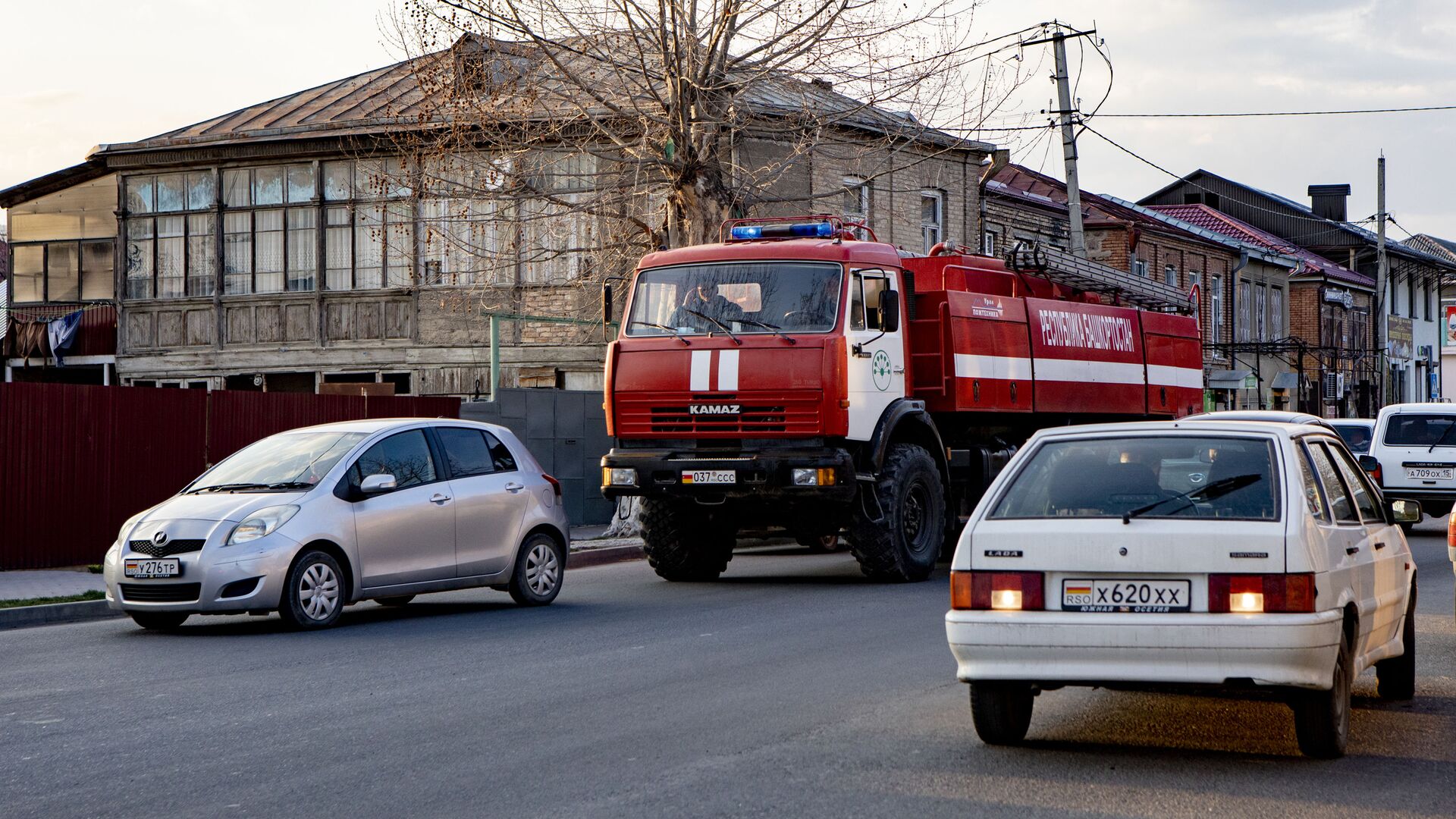 Пожарная машина - Sputnik Южная Осетия, 1920, 29.12.2021
