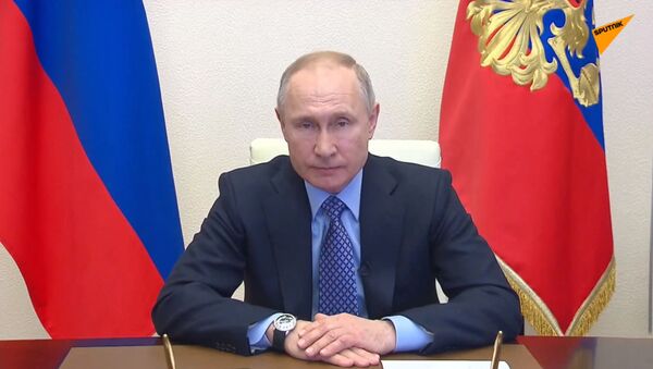 Обращение Владимира Путина к нации в связи с пандемией коронавируса - прямой эфир - Sputnik Южная Осетия