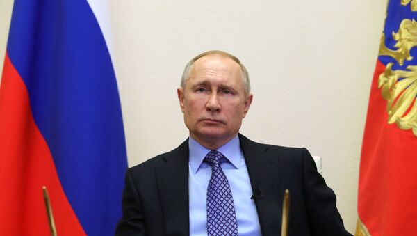 Президент РФ В. Путин провел совещание с полпредами в режиме видеоконференции - Sputnik Южная Осетия