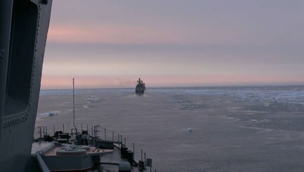 Корабли Тихоокеанского флота России прошли через льды пролива Лаперуза - Sputnik Южная Осетия