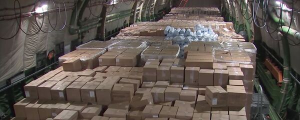 Россия отправила гуманитарную помощь США в борьбе с коронавирусом Россия отправила гуманитарную помощь США в борьбе с коронавирусом - Sputnik Южная Осетия
