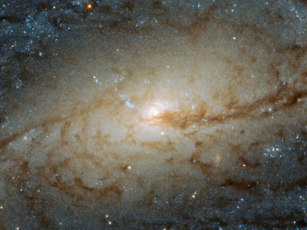 Еще одна космическая спираль — NGC 3887. Она находится от нас в 60 миллионах световых лет в созвездии Чаша. - Sputnik Южная Осетия