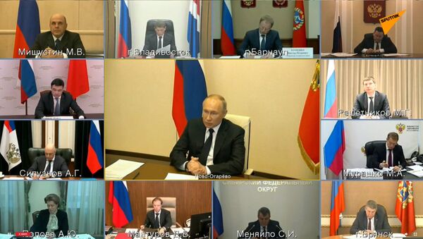 Путин обратился к россиянам и дал поручения министрам и губернаторам из-за ситуации с коронавирусом - Sputnik Южная Осетия