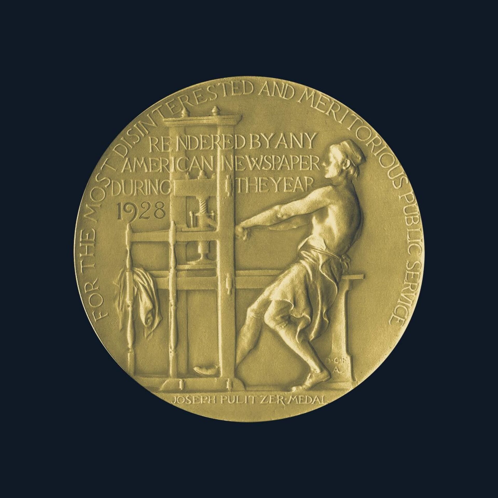 Золотая медаль Пулитцеровской премии - Sputnik Южная Осетия, 1920, 01.05.2022
