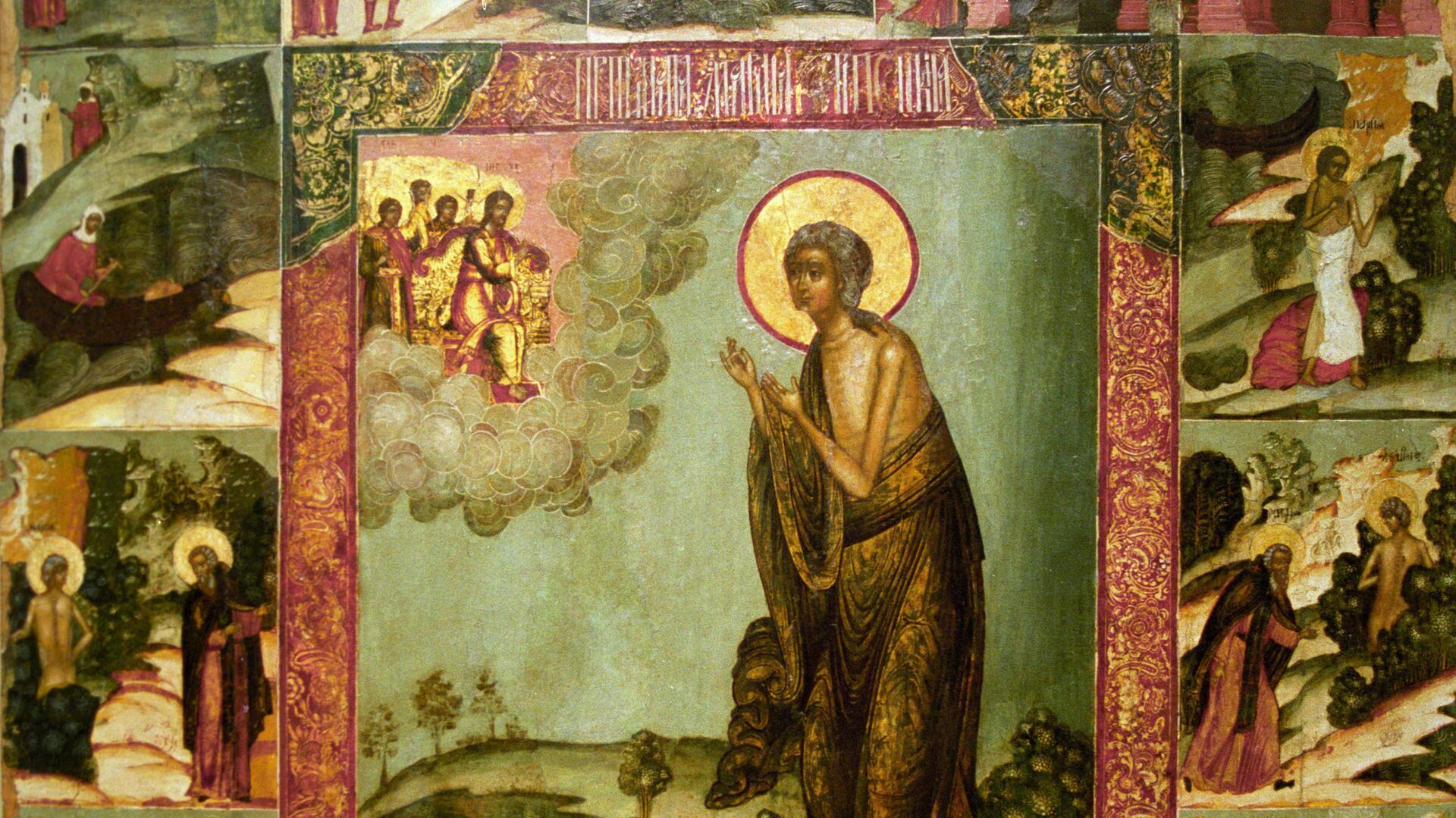 Икона Святая Мария Египетская с житием. - Sputnik Южная Осетия, 1920, 13.04.2022
