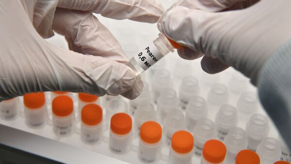 Лаборатория по производству реагентов для экспресс-тестов на коронавирус в Сколково - Sputnik Южная Осетия