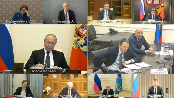 Встреча Владимира Путина с членами правительства - прямой эфир - Sputnik Южная Осетия