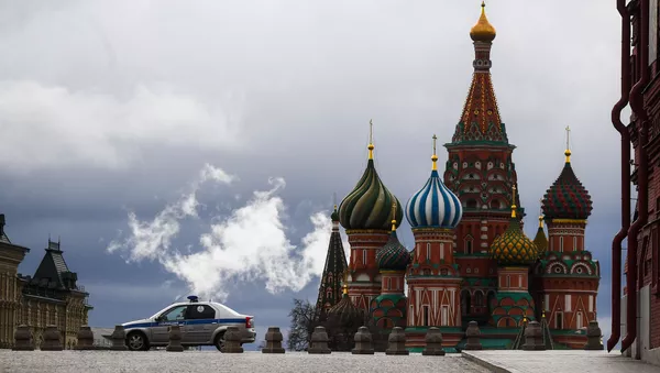 Москва. Автомобиль правоохранительных органов на Красной площади - Sputnik Южная Осетия