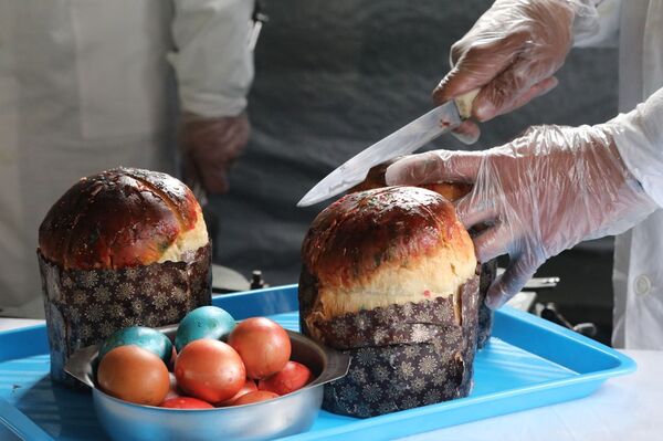 Российские военные в Северной Осетии празднуют Пасху - Sputnik Южная Осетия