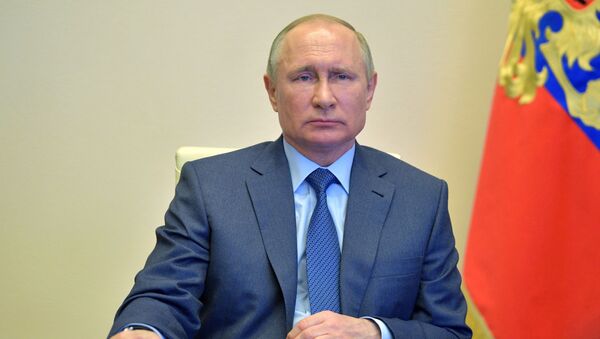 Президент РФ В. Путин провел совещание по вопросу санитарно-эпидемиологической обстановки - Sputnik Южная Осетия
