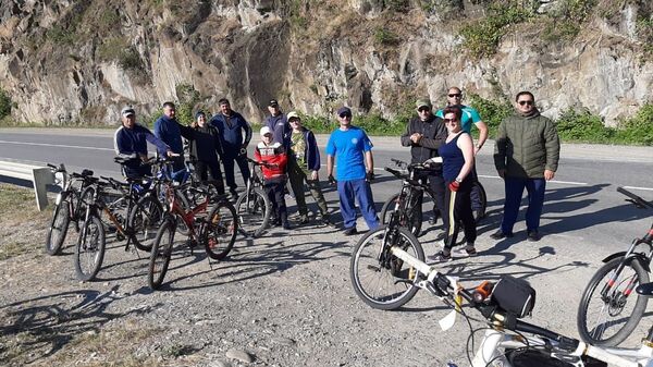 Велосипедисты Южной Осетии - Sputnik Южная Осетия