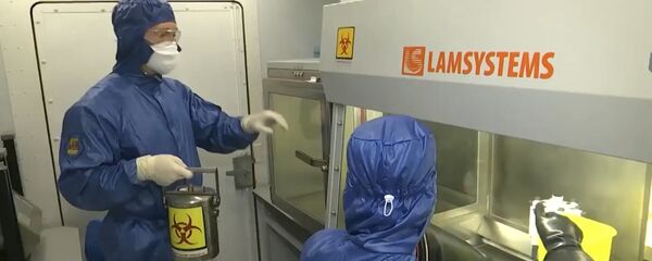 Российская полевая биолаборатория начала работу в Италии Российская полевая биолаборатория начала работу в Италии - Sputnik Южная Осетия