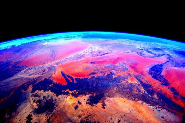 Снимок Земли из космоса, сделанный астронавтом Скоттом Келли с борта МКС - Sputnik Южная Осетия