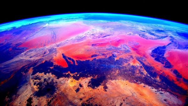 Снимок Земли из космоса, сделанный астронавтом Скоттом Келли с борта МКС - Sputnik Южная Осетия