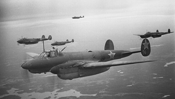 Бомбардировщики 14-й воздушной Армии поддерживают войска Волховского фронта при прорыве блокады Ленинграда - Sputnik Южная Осетия