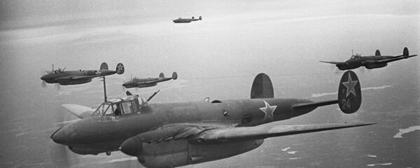 Бомбардировщики 14-й воздушной Армии поддерживают войска Волховского фронта при прорыве блокады Ленинграда Бомбардировщики 14-й воздушной Армии поддерживают войска Волховского фронта при прорыве блокады Ленинграда - Sputnik Южная Осетия