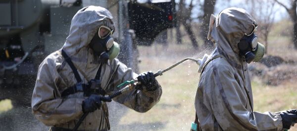 Дезинфекция в частях ЮВО - Sputnik Южная Осетия