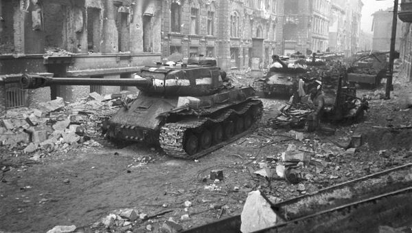 Великая Отечественная война. 1941-1945 гг. Советские танки на улицах Берлина. - Sputnik Южная Осетия