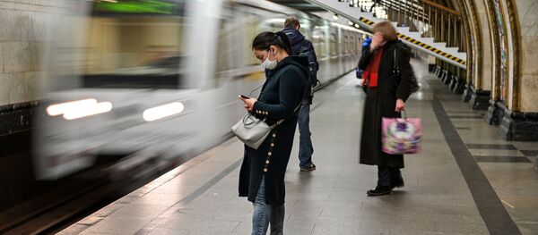 Московский метрополитен в период режима самоизоляции граждан Московский метрополитен в период режима самоизоляции граждан - Sputnik Южная Осетия