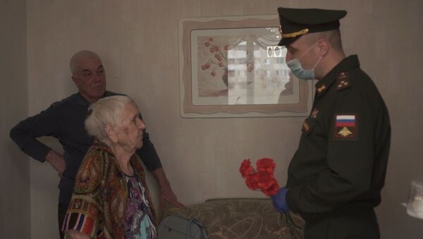 Военные разведчики поздравили ветерана Великой Отечественной Войны - Sputnik Южная Осетия