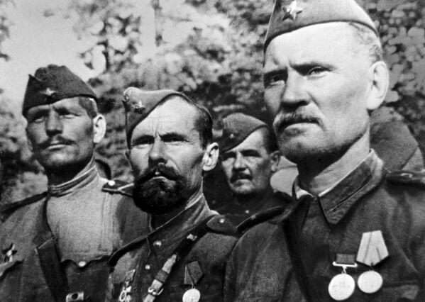Бойцы Красной Армии в дни Великой Отечественной войны, 1943 год - Sputnik Южная Осетия