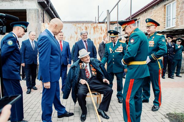 Мини-парад для ветеранов - Sputnik Южная Осетия