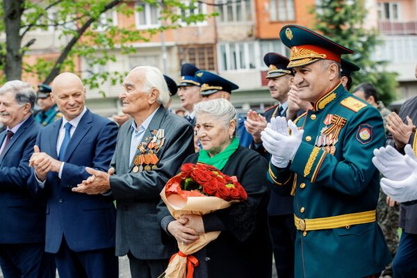 Мини-парад для ветеранов Южной Осетии - Sputnik Южная Осетия