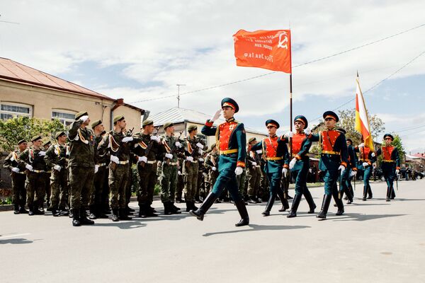 Мини-парад для ветеранов Южной Осетии - Sputnik Южная Осетия