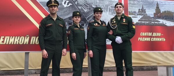 В День Победы в Москве окончили свое обучение курсанты Военного университета из Южной Осетии. В День Победы в Москве окончили свое обучение курсанты Военного университета из Южной Осетии. - Sputnik Южная Осетия