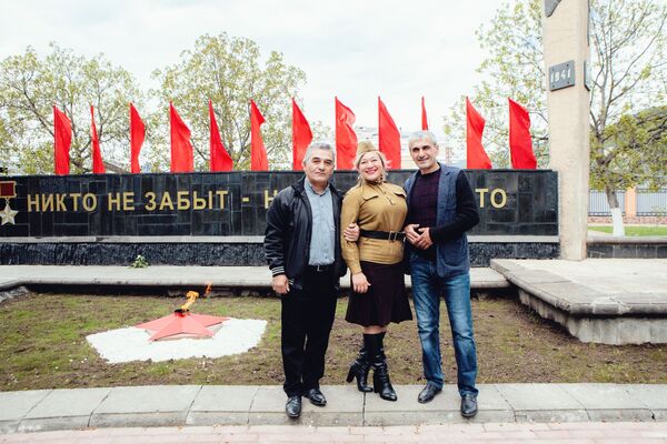 Открытие бюста героя ВОВ Георгия Беруашвили - Sputnik Южная Осетия