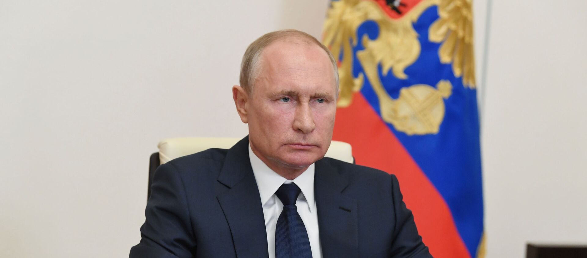 Президент РФ В. Путин провел совещание о ситуации с пандемией коронавируса - Sputnik Южная Осетия, 1920, 27.09.2021
