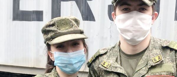 Курсанты военной медакадемии России Курсанты военной медакадемии России - Sputnik Южная Осетия