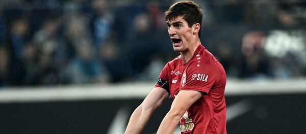 Игрок Рубина Константин Плиев Игрок Рубина Константин Плиев - Sputnik Южная Осетия