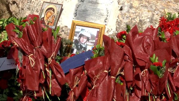 В Сирии появилась памятная табличка на месте гибели летчика Романа Филипова - Sputnik Южная Осетия