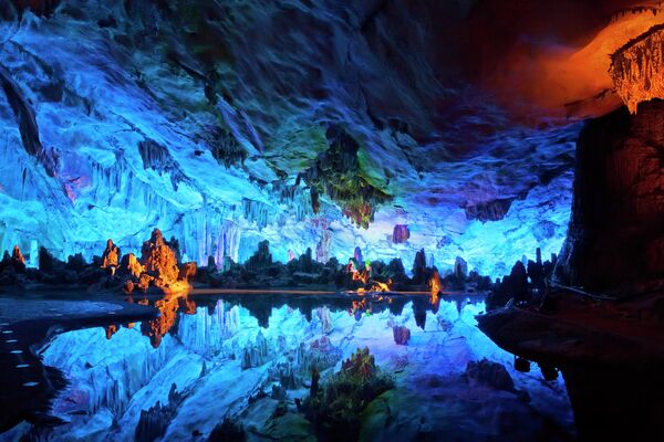 Пещера тростниковой флейты, Китай - Sputnik Южная Осетия