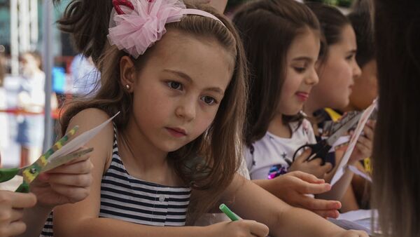 Дети на уроках по мультипликации во Владикавказе - Sputnik Южная Осетия