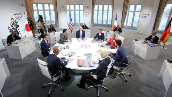 Лидеры стран-участниц на саммите G7 в Биаррице - Sputnik Южная Осетия