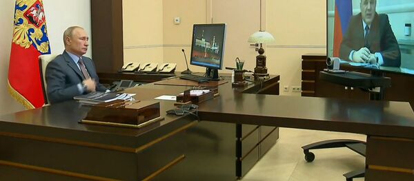 Путин проводит встречу с Мишустиным по вопросам восстановления экономики - прямой эфир Путин проводит встречу с Мишустиным по вопросам восстановления экономики - прямой эфир - Sputnik Южная Осетия