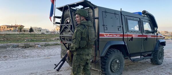 Российская военная полиция в сирийской провинции Идлиб Российская военная полиция в сирийской провинции Идлиб - Sputnik Южная Осетия