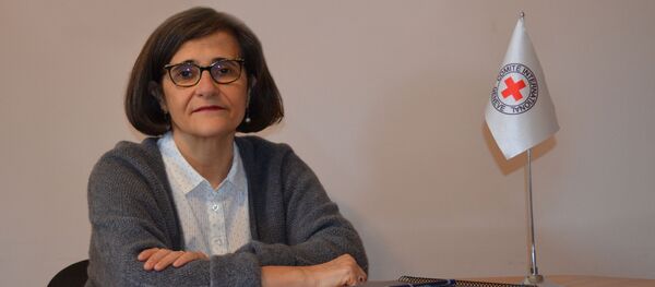 Глава Миссии МККК в Южной Осетии Мария Кармен Эчесаррета Глава Миссии МККК в Южной Осетии Мария Кармен Эчесаррета - Sputnik Южная Осетия